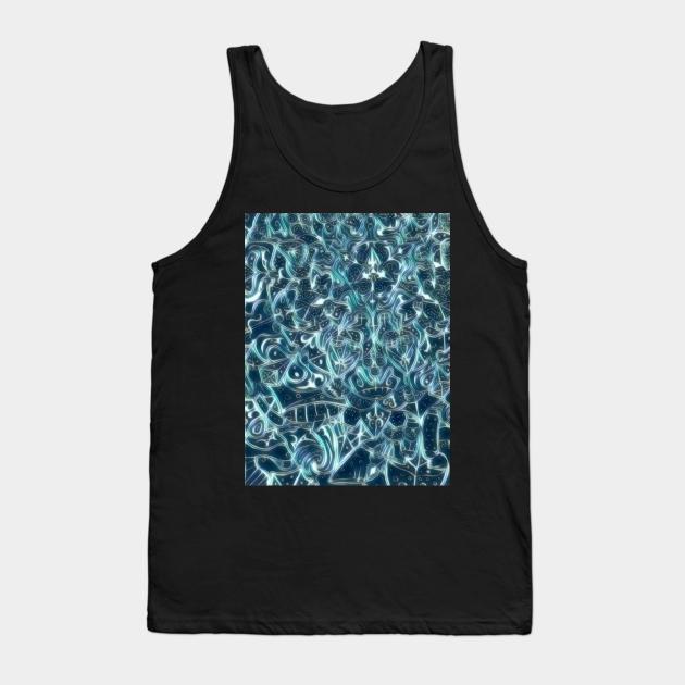 Abstract 5 Tank Top by Mr. Leon Artwork